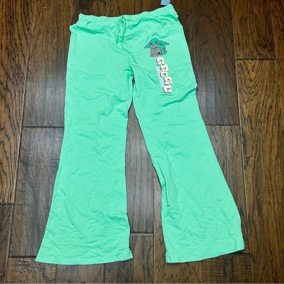 Star Wars grogu flared sweatpants NWT - Picture 2 of 7